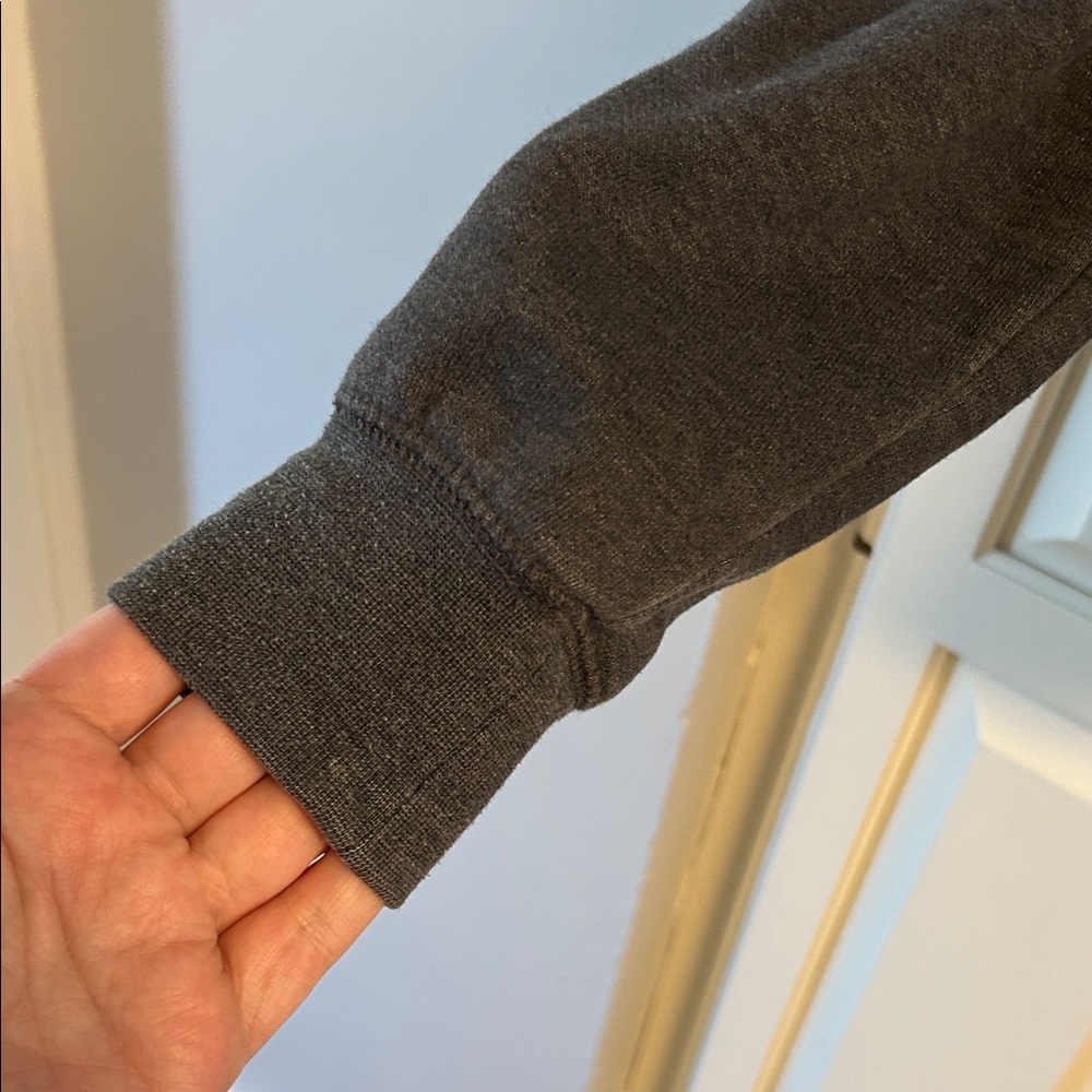 The North Face Charcoal Hoodie with Bright Pink Accents - Picture 5 of 6